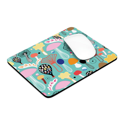 Colorful Mushrooms Mouse Pad
