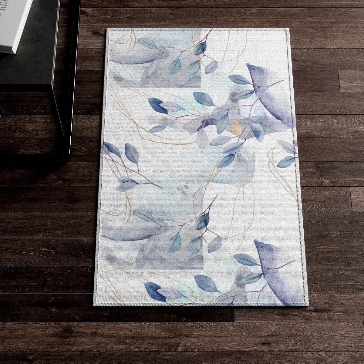 Abstract Floral Branches Indoor Rug