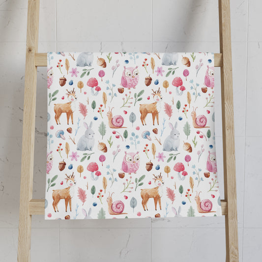 Fairy Forest Animals Hand Towel