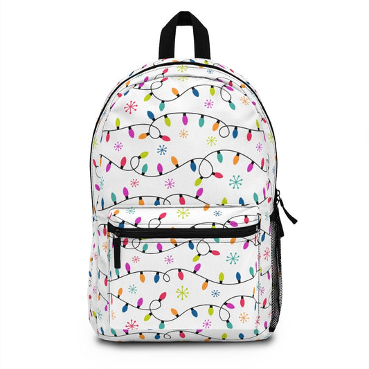 Christmas Lights Backpack - Puffin Lime