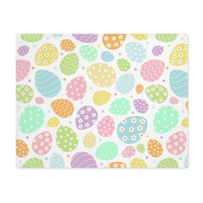 Colorful Easter Eggs Placemat - Puffin Lime