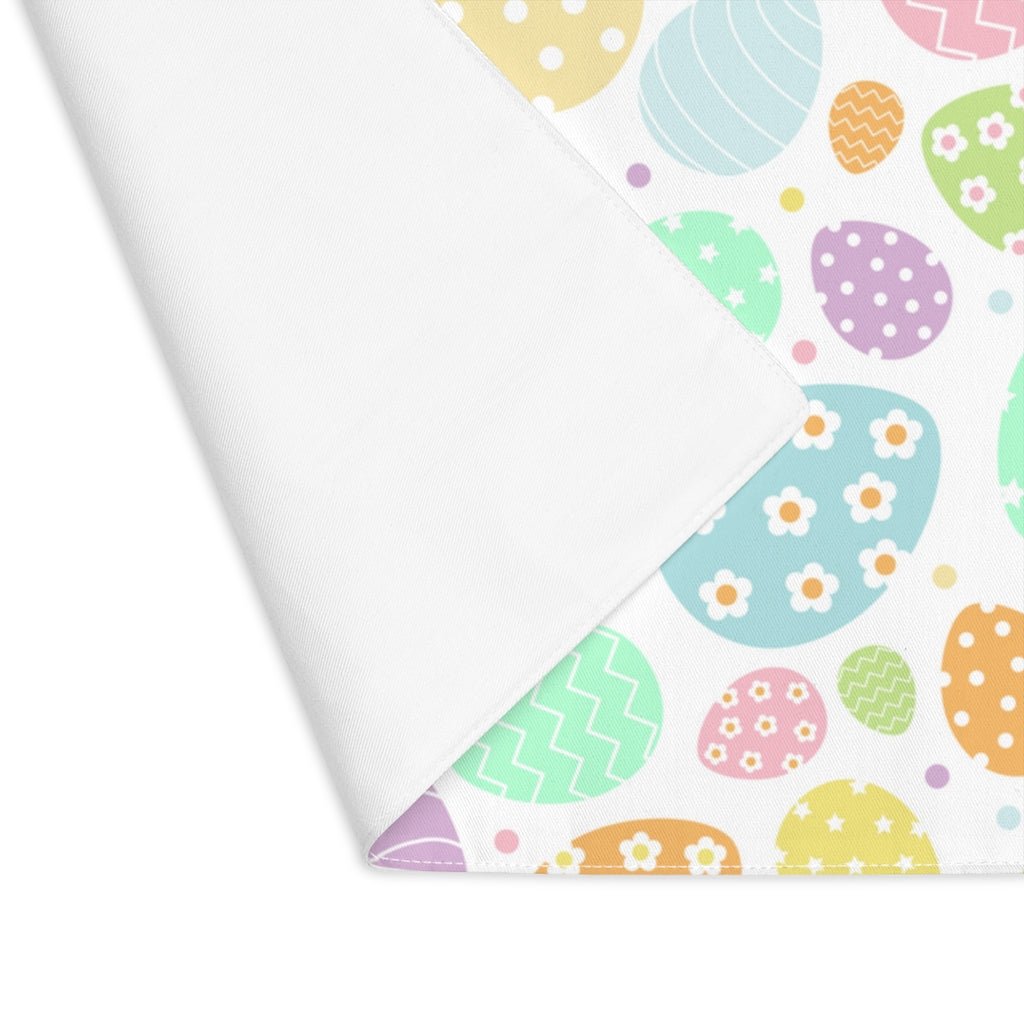 Colorful Easter Eggs Placemat - Puffin Lime