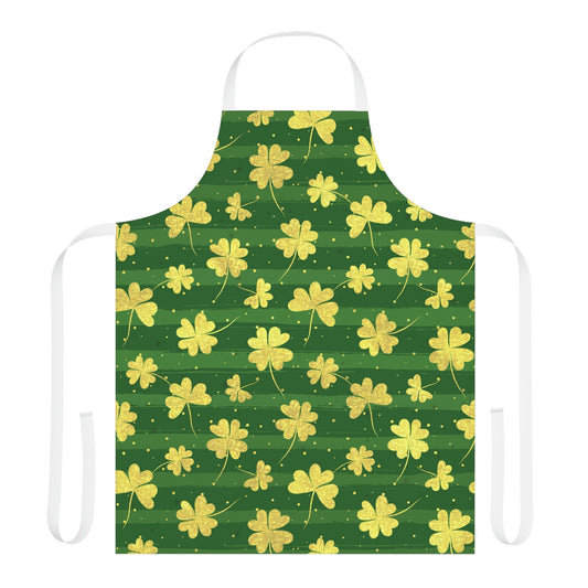 Gold Clovers Apron