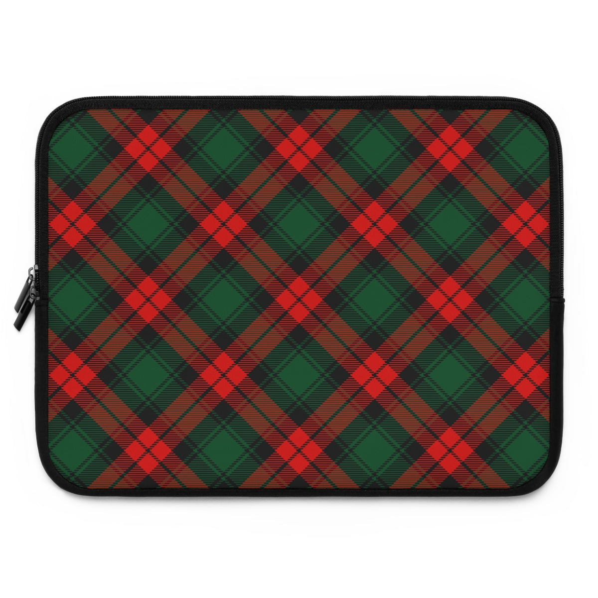 Red and Green Tartan Plaid Laptop Sleeve