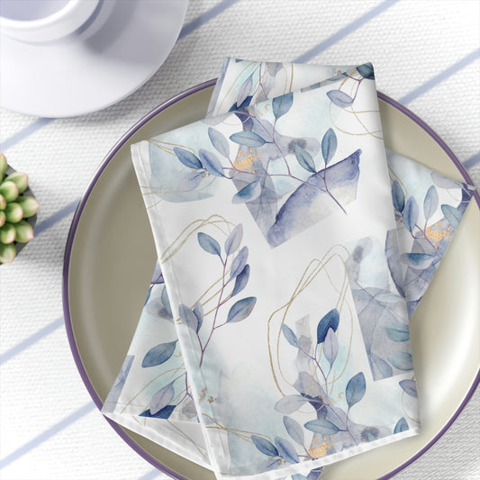 Abstract Floral Branches Napkins Set of 4