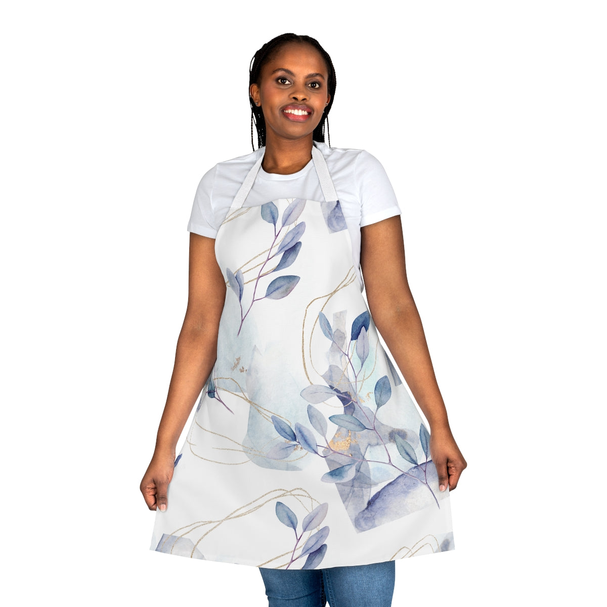Abstract Floral Branches Apron