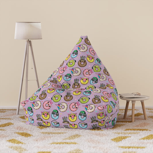 Kawaii Donuts Bean Bag Chair Cover