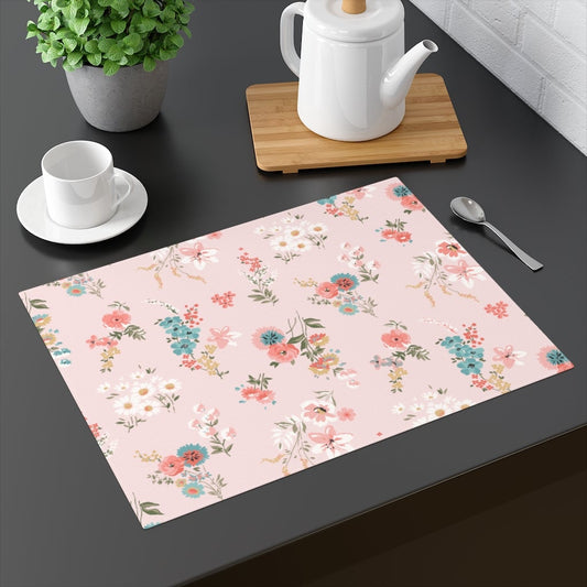 Daisies Pink Cotton Placemat