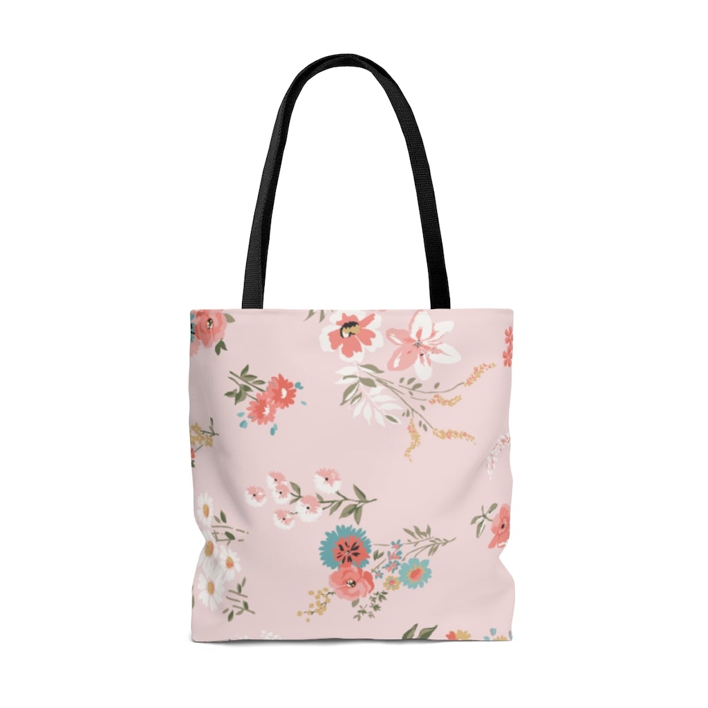 Daisies Pink Tote Bag