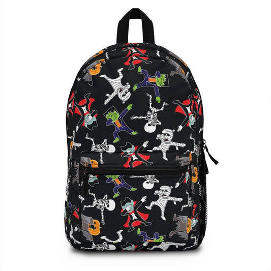 Dancing Halloween Monsters Backpack - Puffin Lime
