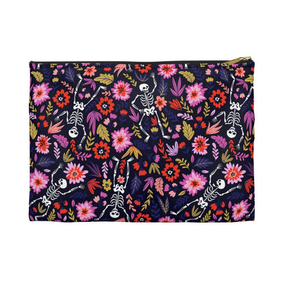 Dancing Skeletons Accessory Pouch - Puffin Lime
