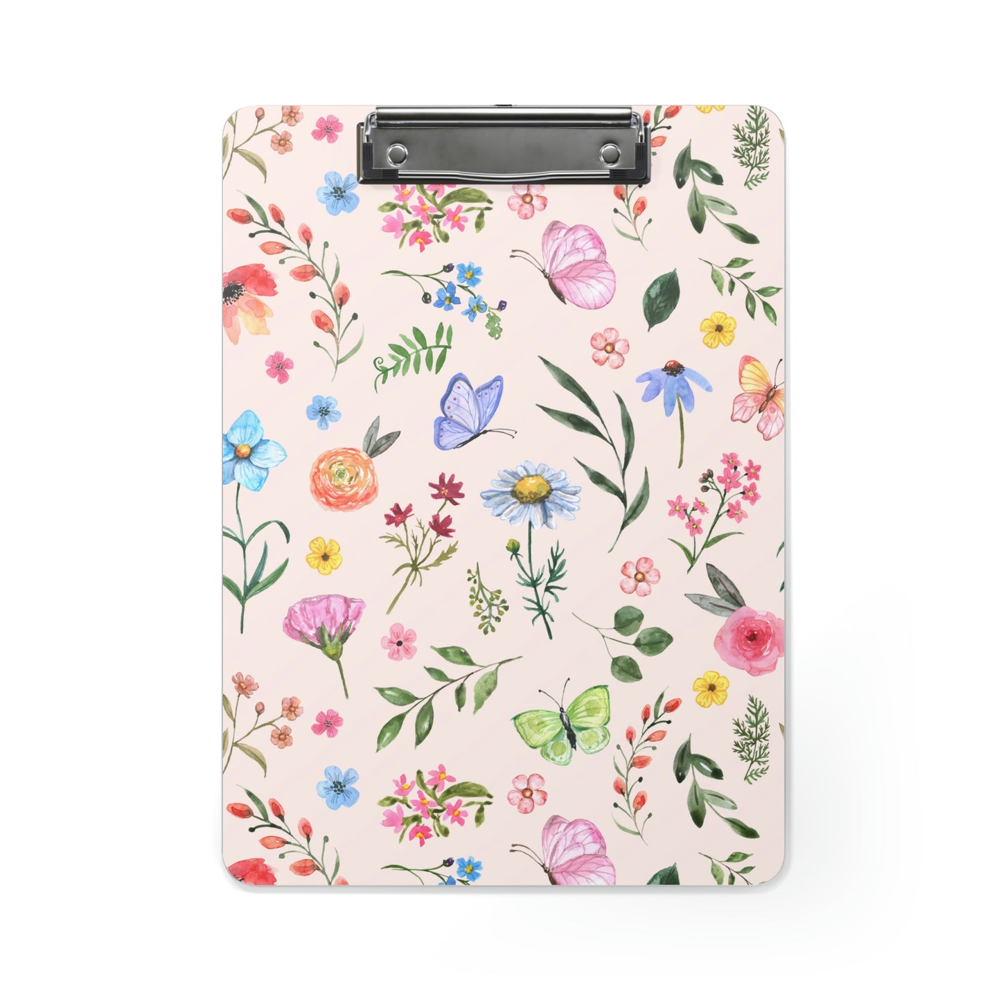 Spring Daisies and Butterflies Clipboard