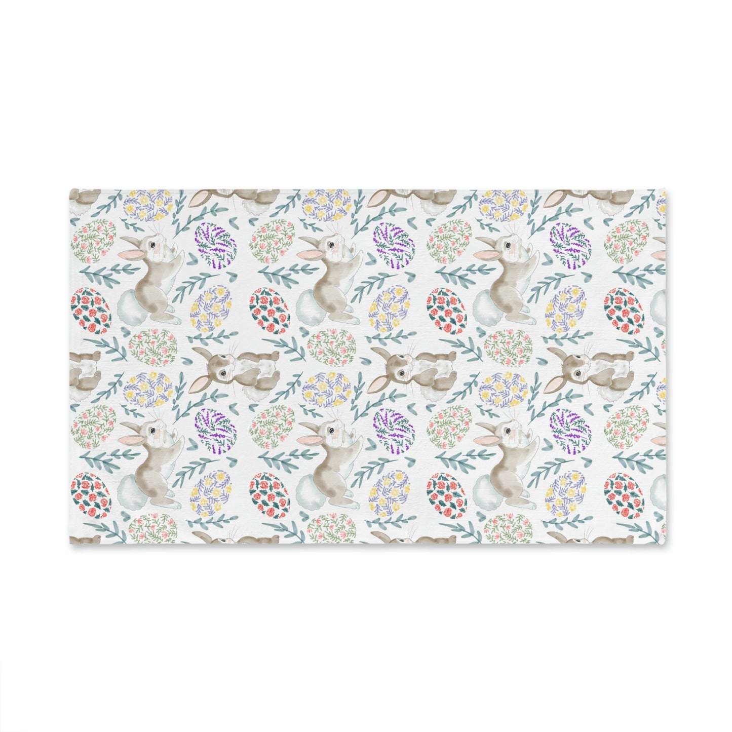 Bunnies and Easter Eggs Hand Towel