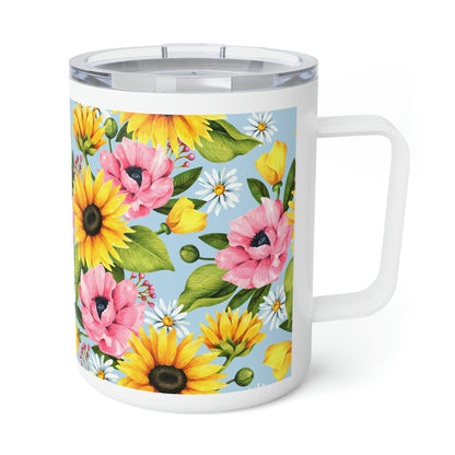Sunflowers Insulated Coffee Mug, 10oz