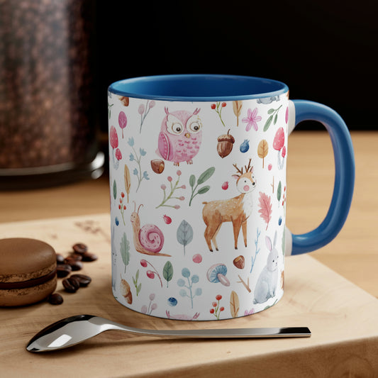 Fairy Forest Animals Accent Coffee Mug, 11oz