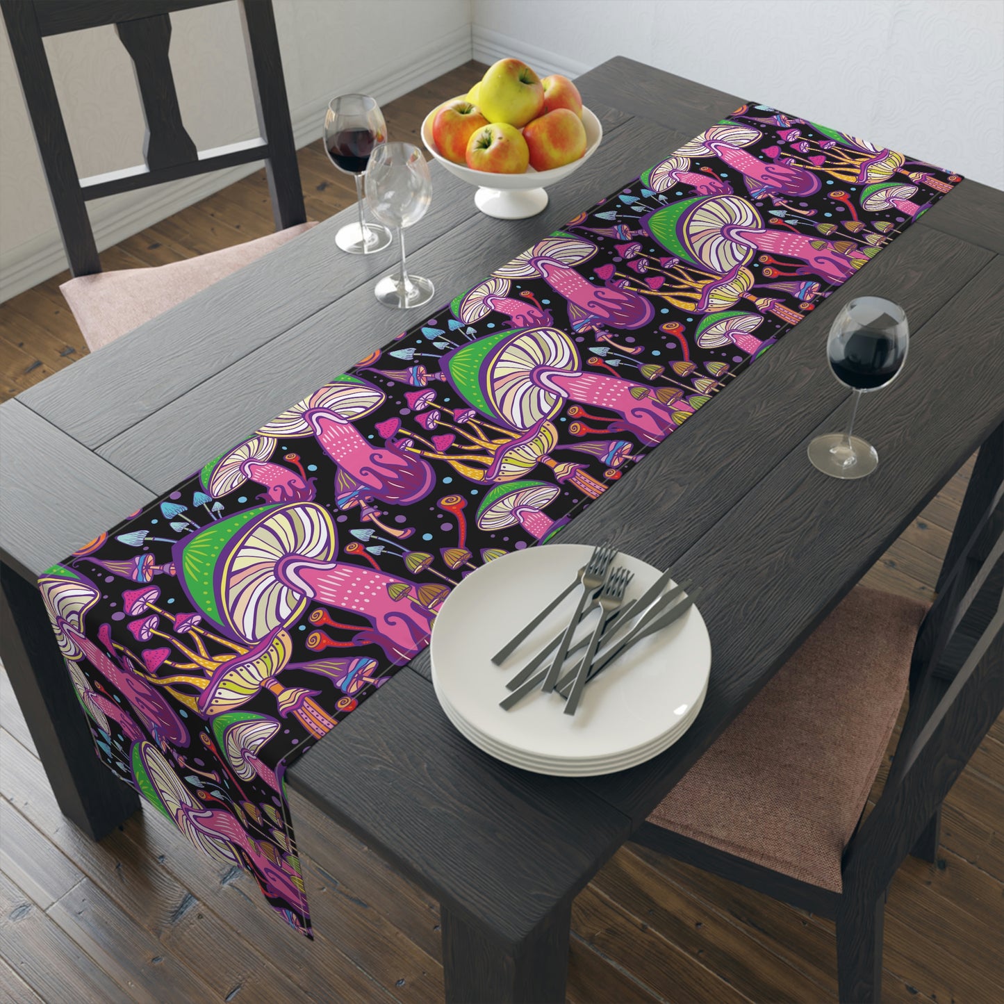 Super Mushrooms Table Runner (Cotton, Poly)