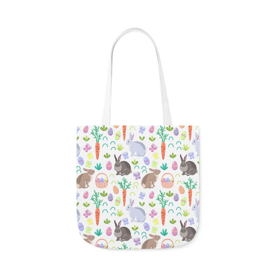 Easter Baskets, Carrots and Rabbits Canvas Tote Bag