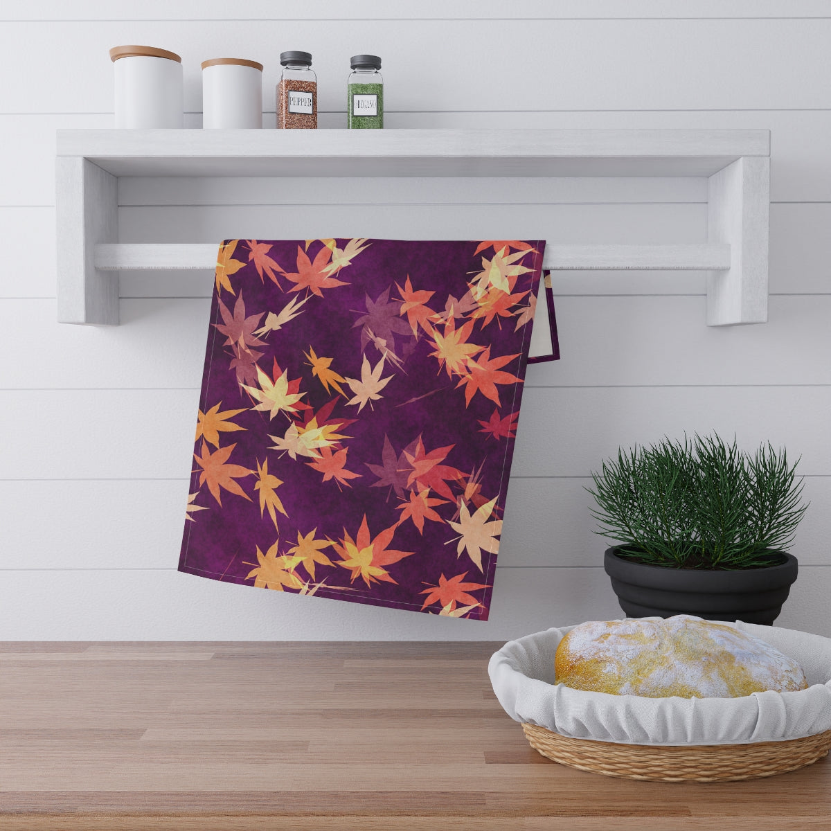 Autumn Leaves Kitchen Towel
