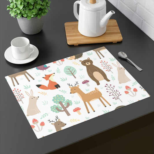 Forest Plants and Animals Placemat, 1pc
