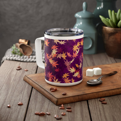 Autumn Leaves Insulated Coffee Mug, 10oz