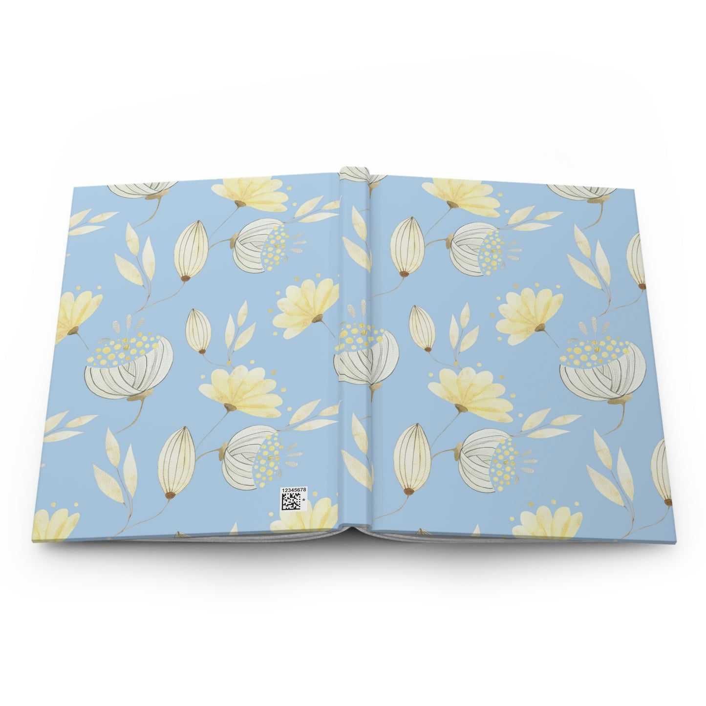 Yellow Flowers Hardcover Journal Matte