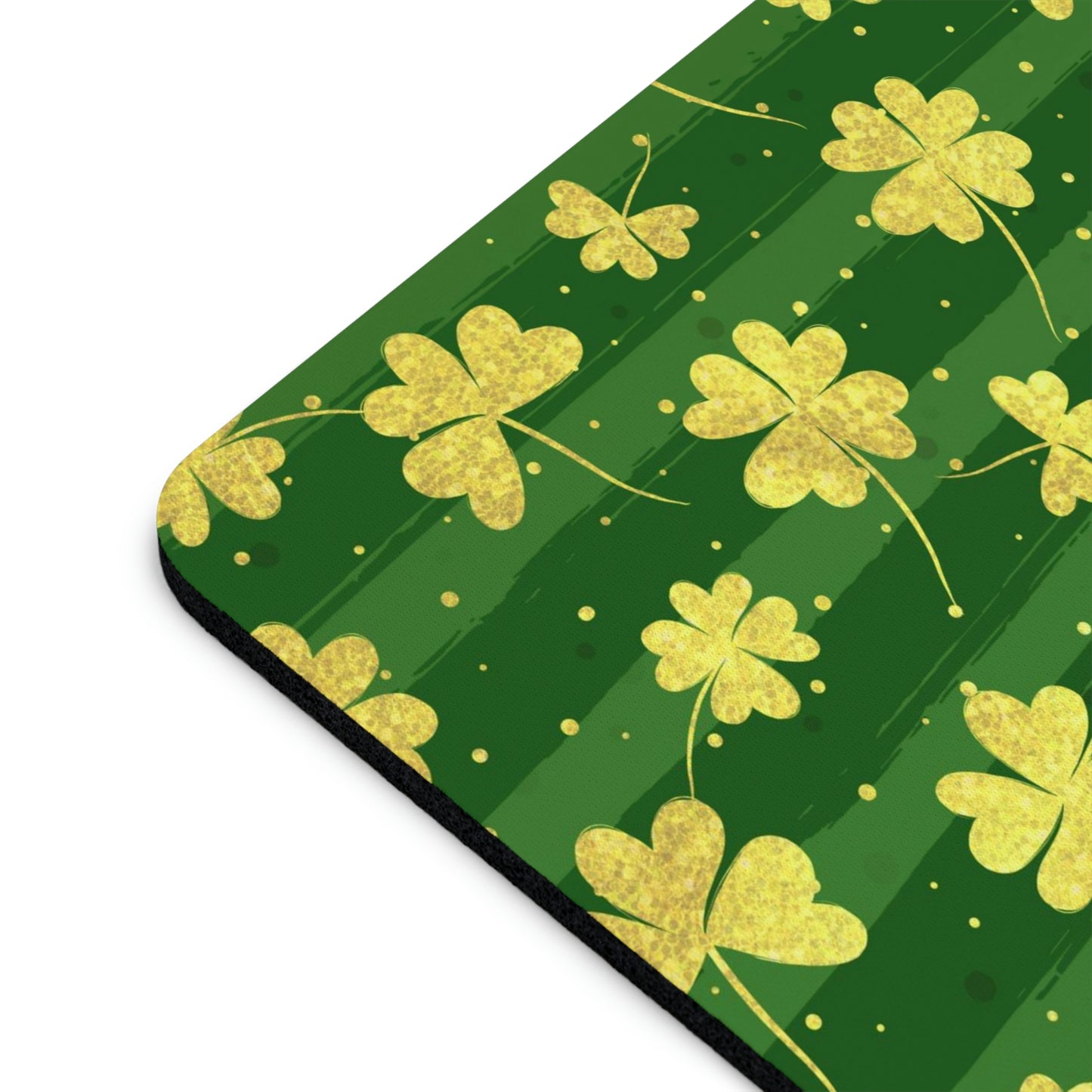 Gold Clovers Mouse Pad