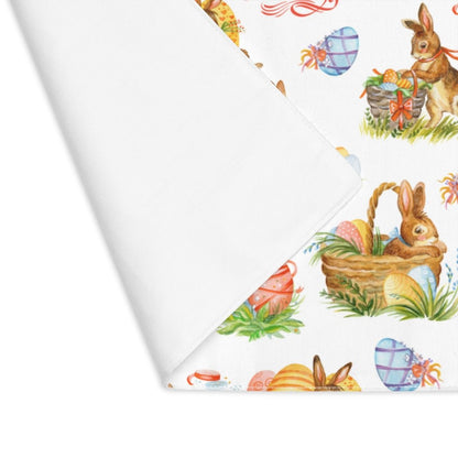 Easter Bunnies In Baskets Placemat - Puffin Lime