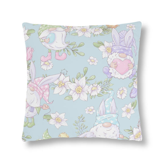 Easter Gnomes Outdoor Pillow - Puffin Lime
