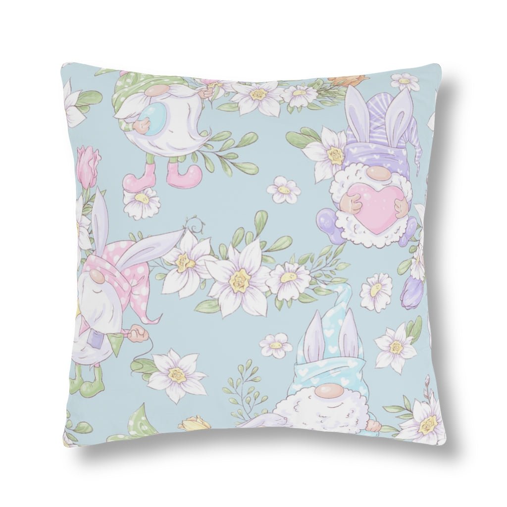 Easter Gnomes Outdoor Pillow - Puffin Lime