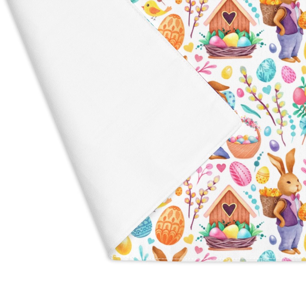 Easter Love Bunnies Placemat - Puffin Lime