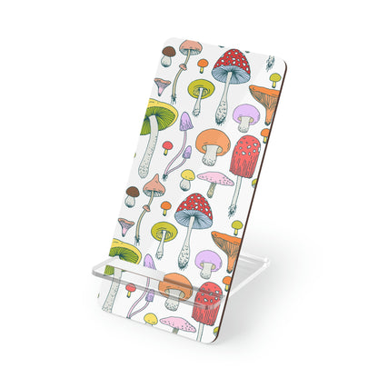 Forest Mushrooms Mobile Display Stand for Smartphones