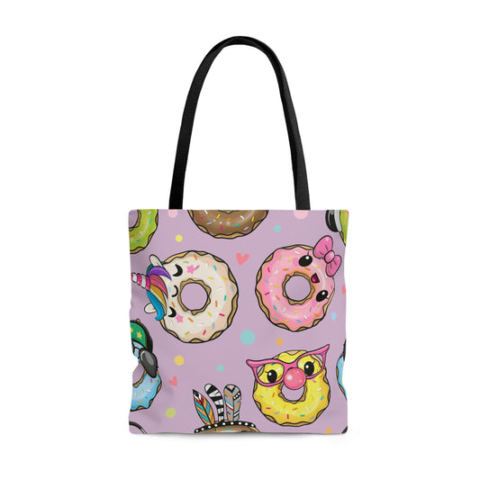 Kawaii Donuts Tote Bag