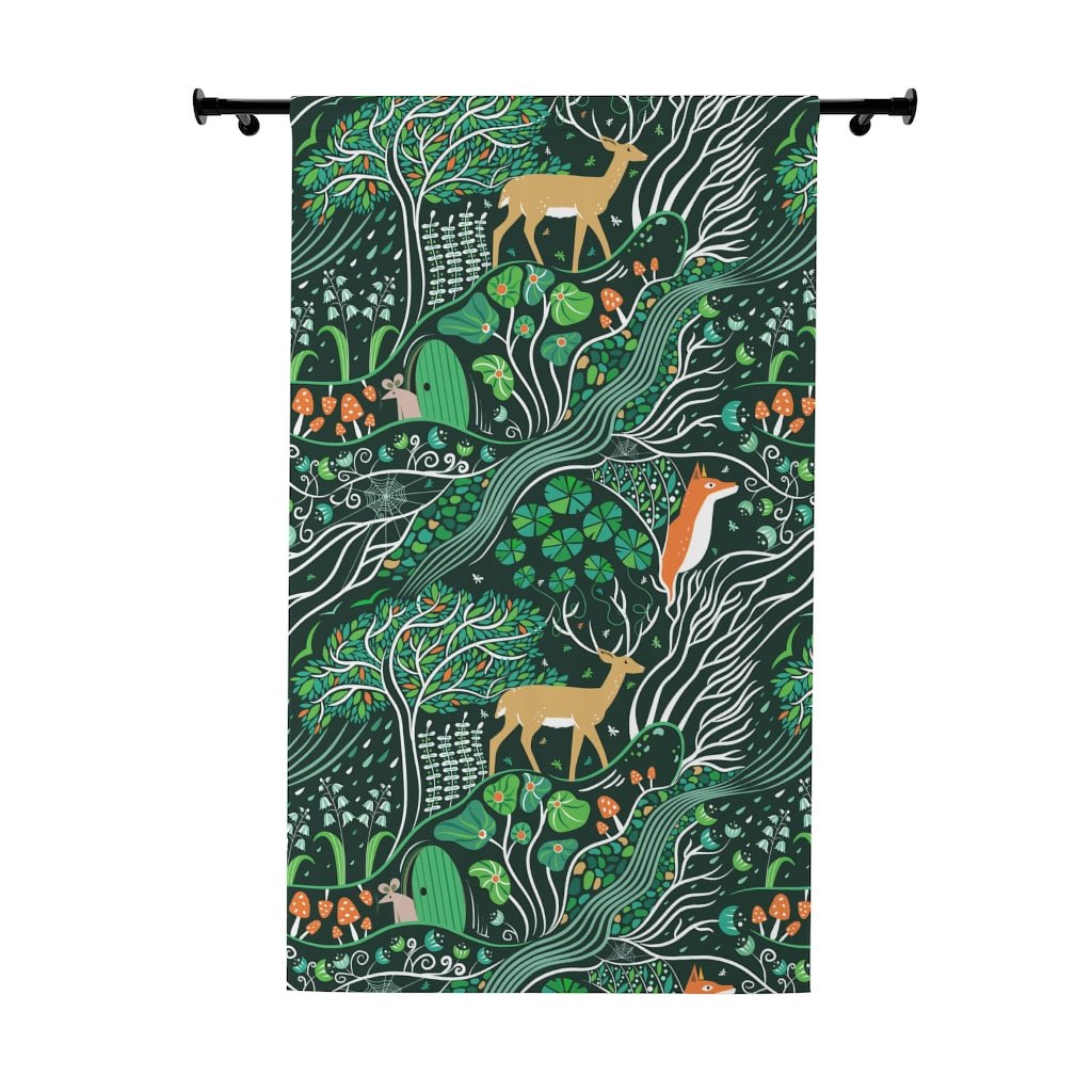 Emerald Forest Blackout Window Curtain (1 Piece) - Puffin Lime
