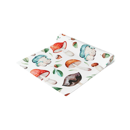 Acorns and Mushrooms Table Runner (Cotton, Poly)