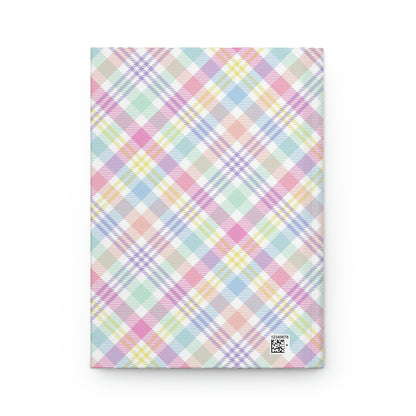 Pastel Plaid Hardcover Journal Matte