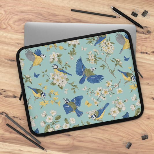 Chinoiserie Birds and Flowers Laptop Sleeve