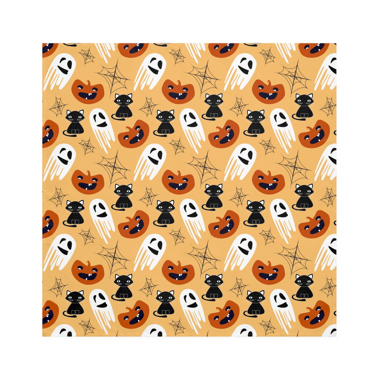 Halloween Cats and Ghosts Napkins Set of 4