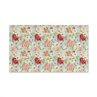 Autumn Hortensia and Lily Flowers Hand Towel