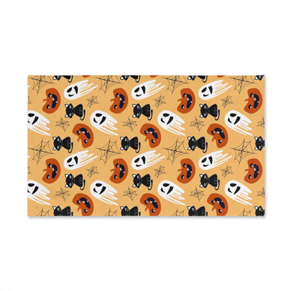Halloween Cats and Ghosts Hand Towel