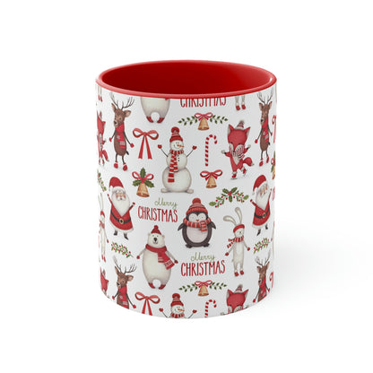 Christmas Santa Accent Coffee Mug, 11oz