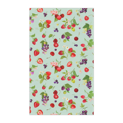 Cherries and Strawberries Kitchen Towel