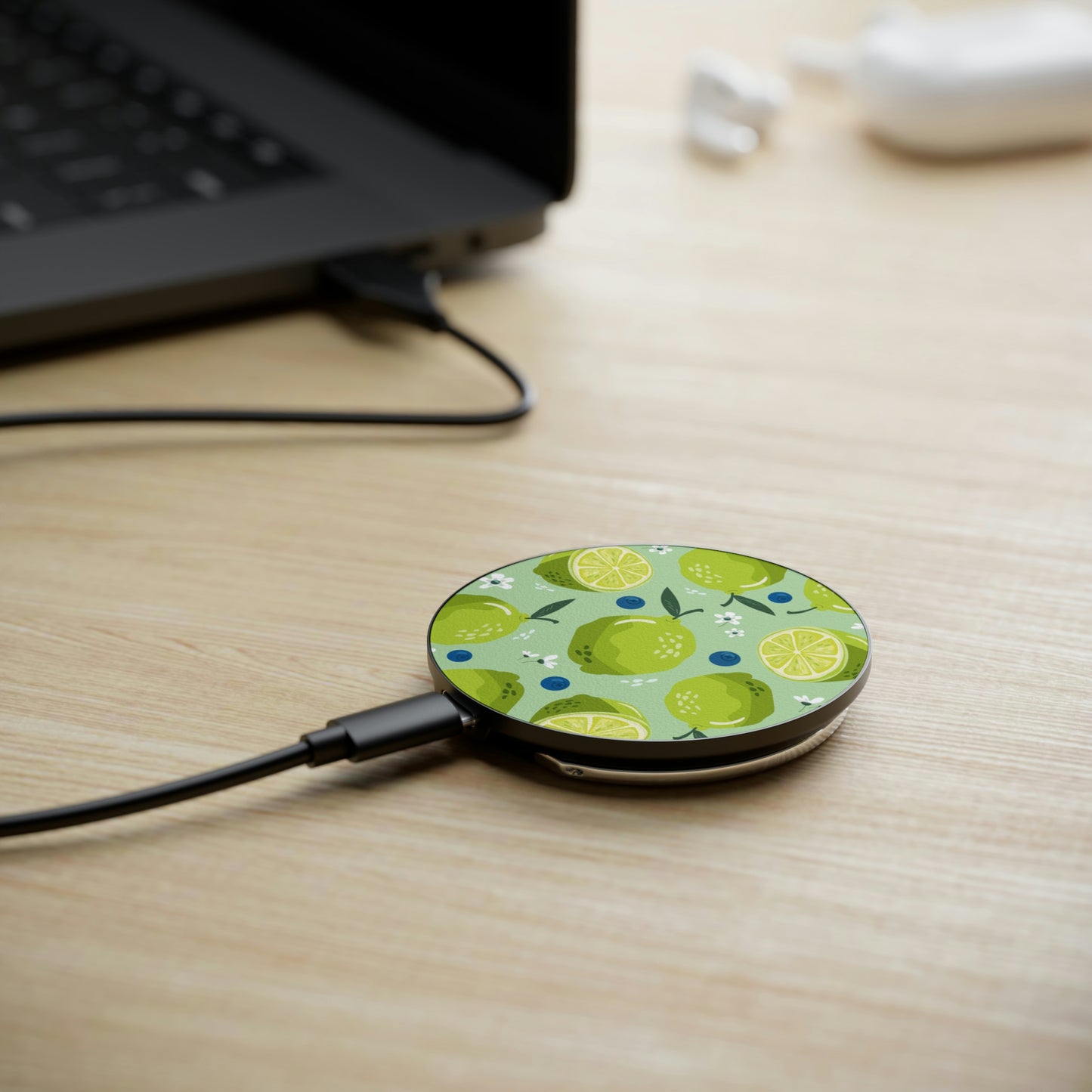 Limes and Blueberries Magnetic Induction Charger