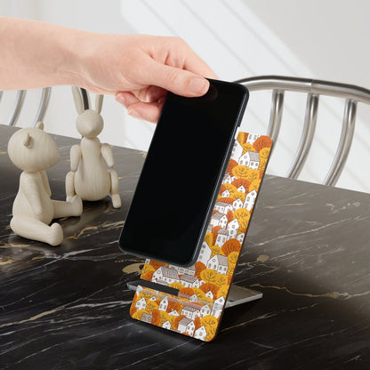 Fall Nordic Houses Mobile Display Stand for Smartphones - Puffin Lime