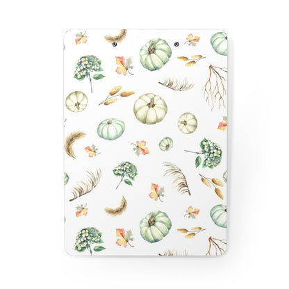 Fall Pumpkins and Leaves Clipboard - Puffin Lime