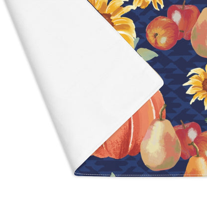 Fall Pumpkins and Sunflowers Cotton Placemat