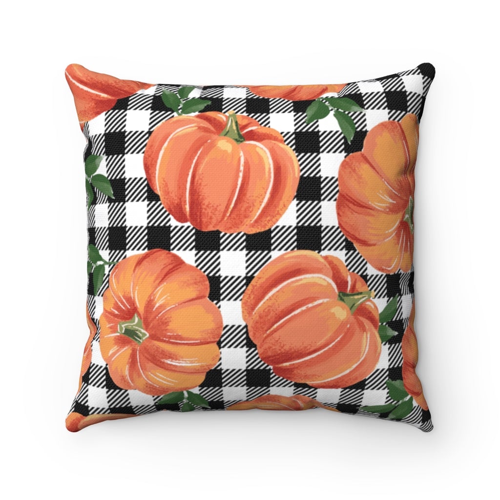 Fall Pumpkins Decorative Throw Pillow