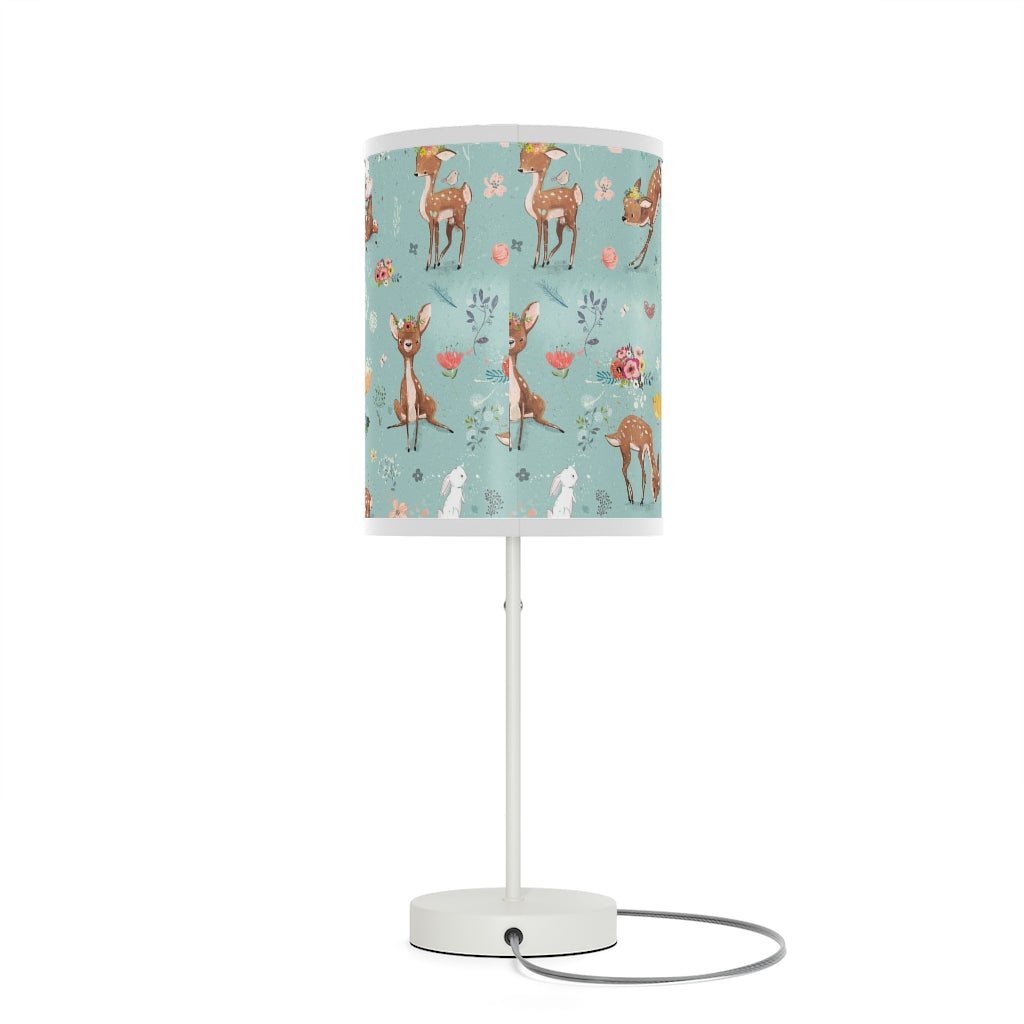 Fawns and Rabbits Table Lamp - Puffin Lime