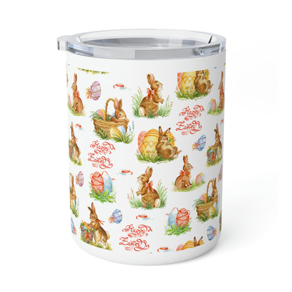 Easter Bunnies in Baskets Insulated Coffee Mug, 10oz