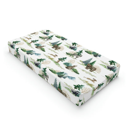 Wild Forest Animals Baby Changing Pad Cover