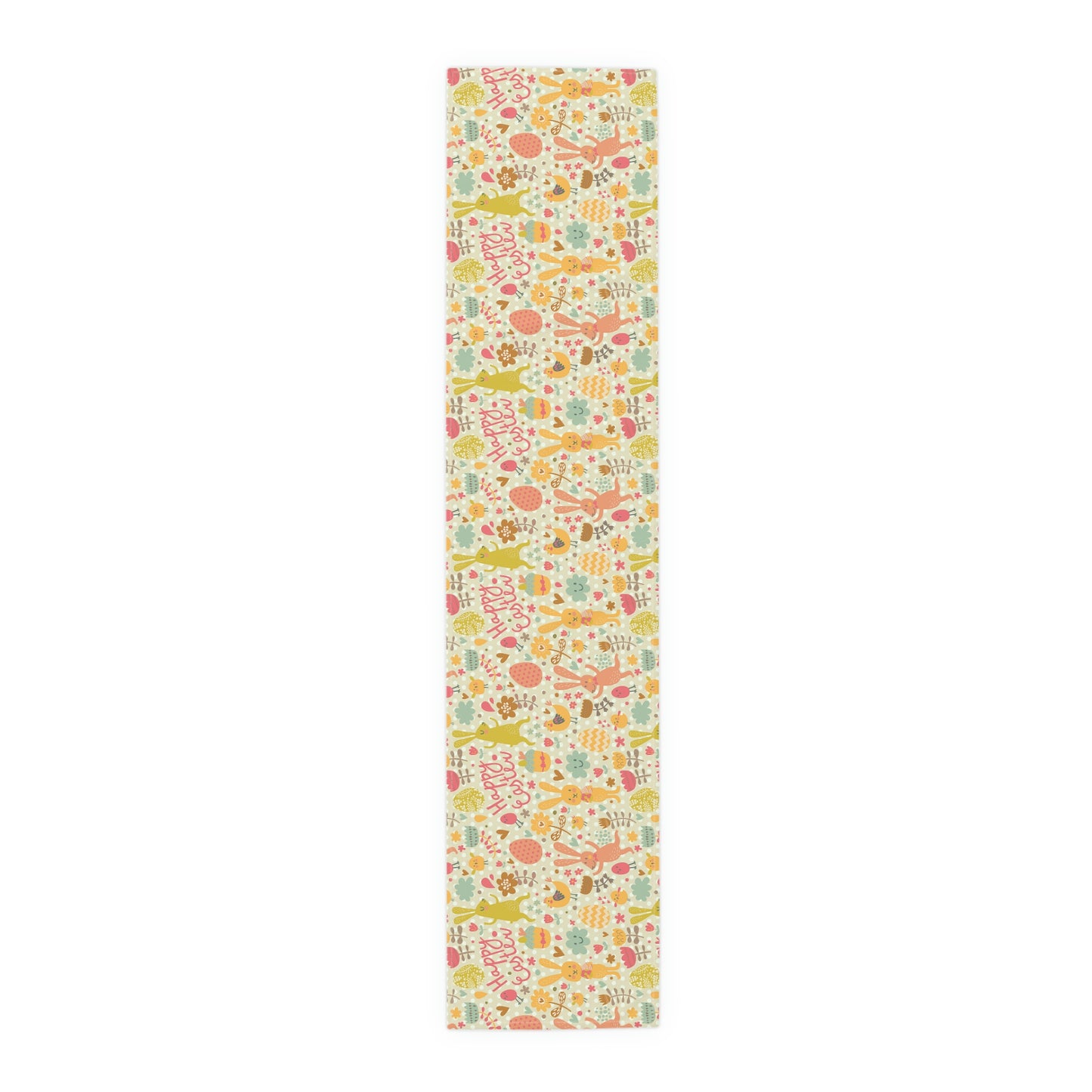 Easter Rabbits and Chickens Table Runner